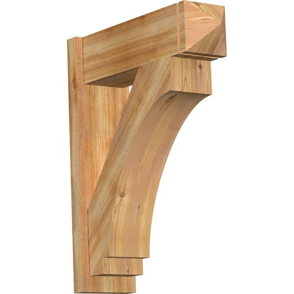 Ekena Millwork Imperial Arts & Crafts Rough Sawn Outlooker, Western Red Cedar, 8"W x 26"D x 32"H OUT08X26X32IMP03RWR - main